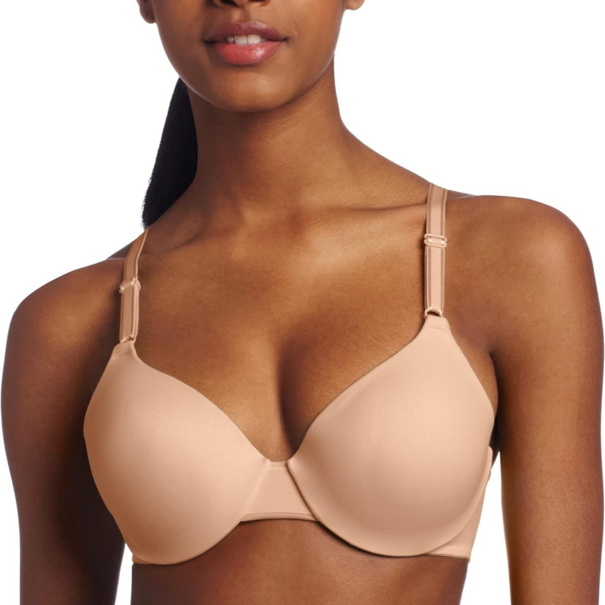 Womens Full Coverage Underwire Bra  Underwire Lightly Lined T-Shirt Bra